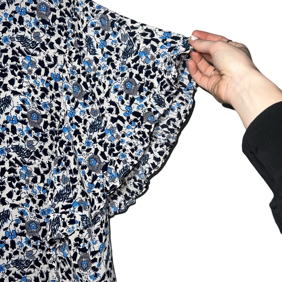 Zadig & Voltaire‎ Tafi Soft Flower Block Shirt Large - Picture 3 of 8